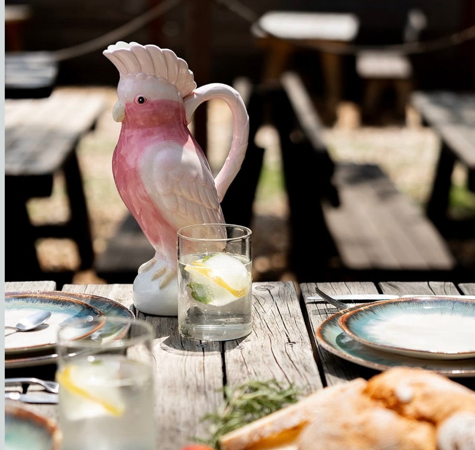 Kare - roze Kaketoe kan - vaas. Nieuw in doos, Ophalen, Nieuw, Roze