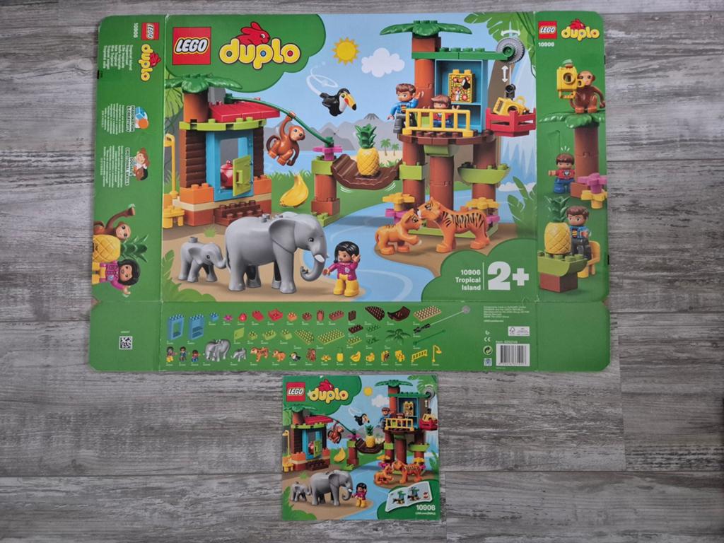 Set 10906, complete set tropisch eiland, Kinderen en Baby's, Speelgoed | Duplo en Lego, Overige thema's, Ophalen of Verzenden