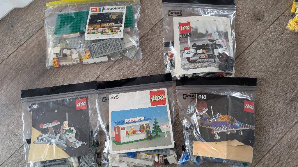 lego classic sets 394, 675, 690, 891 en 918, Gebruikt, Overige thema's, Lego, Ophalen of Verzenden