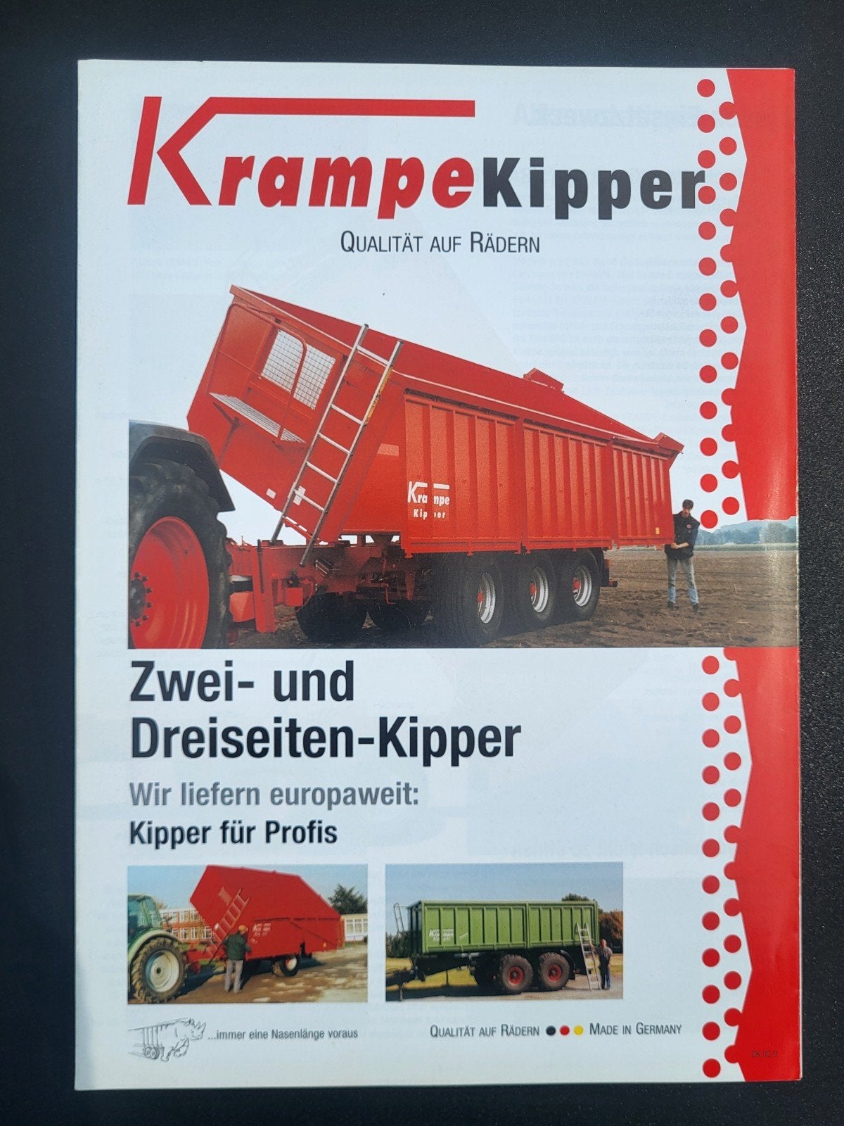 tractor folder Krampe kipper, Ophalen of Verzenden, Zo goed als nieuw