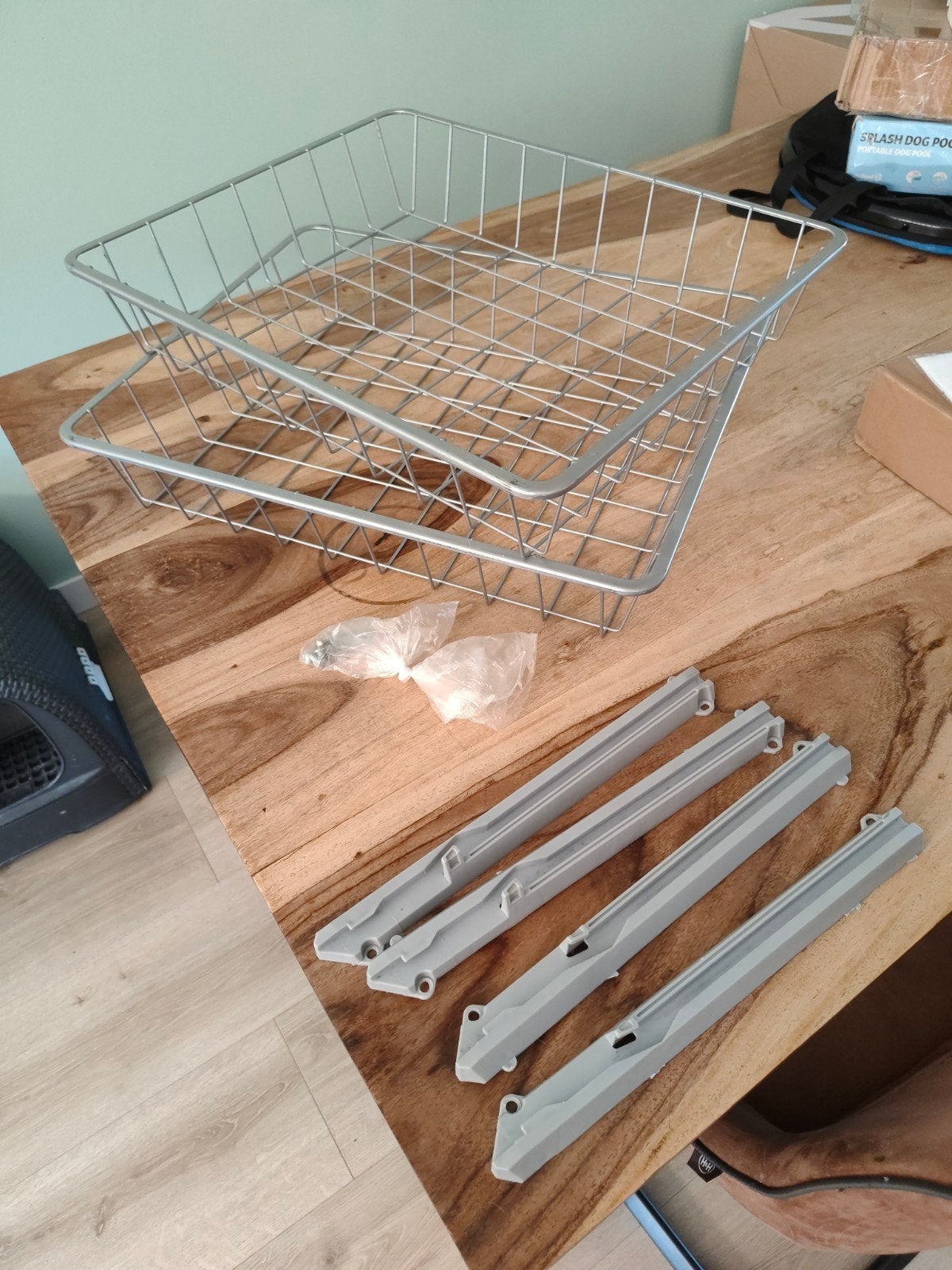 IKEA Uittrekbare manden met rails (2 stuks), Ophalen of Verzenden