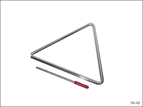 kleine triangel 6 a 7 inch met kloppertje, Verzenden, Zo goed als nieuw, Trommel