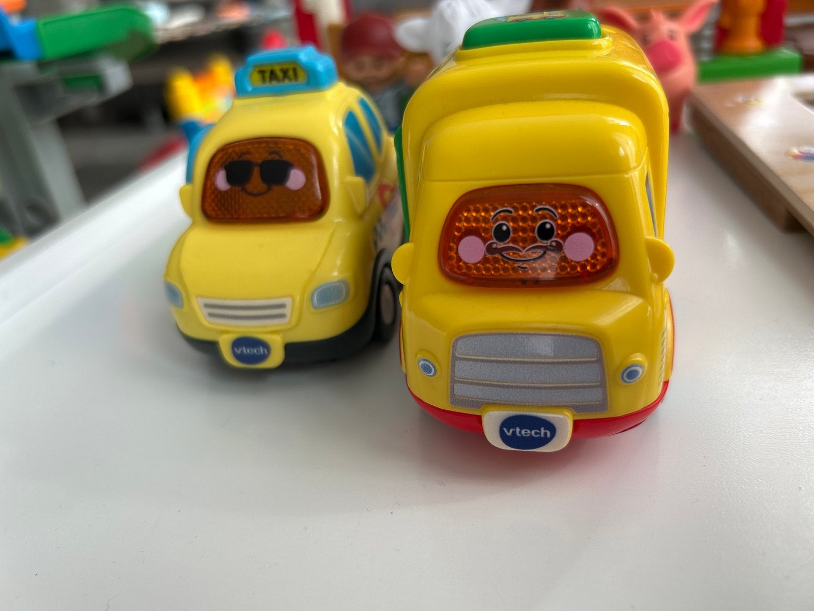 Vtech Toet Toet Auto Taxi en Pizza wagen, Ophalen, Gebruikt