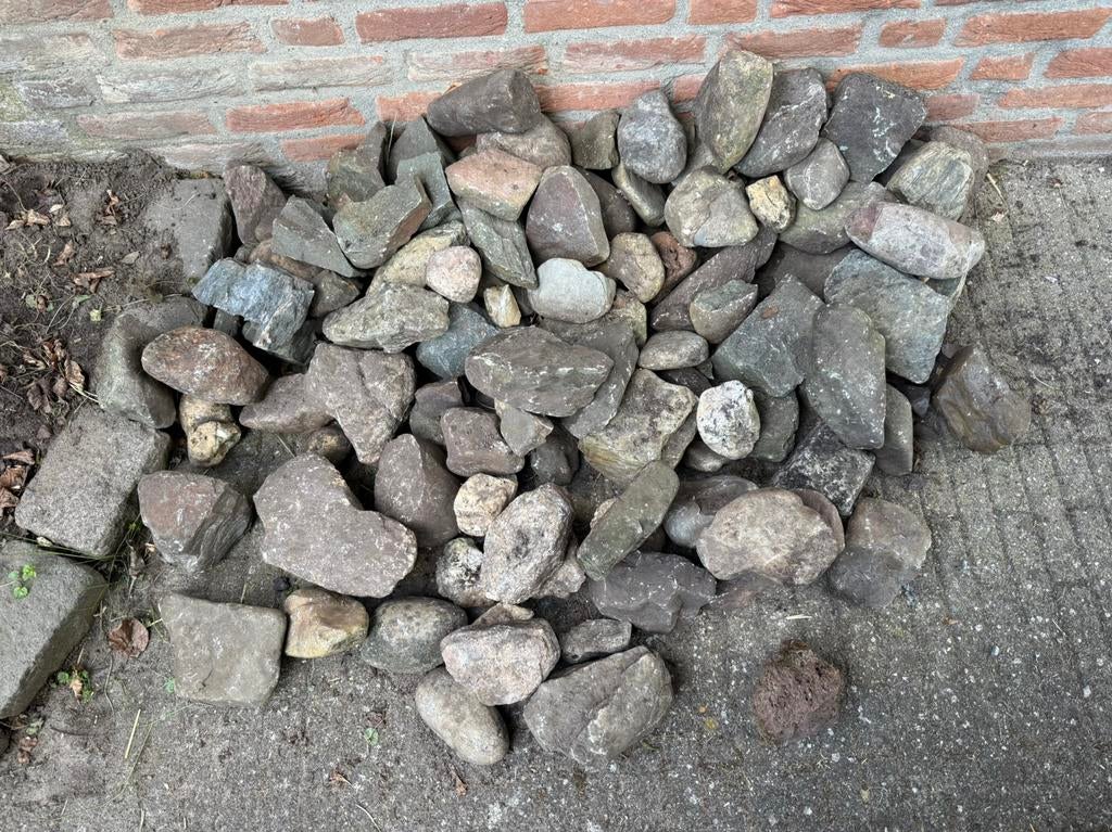 Gratis afhalen: Natuurstenen voor vijver of border, Ophalen, Overige materialen, Gebruikt, Kei