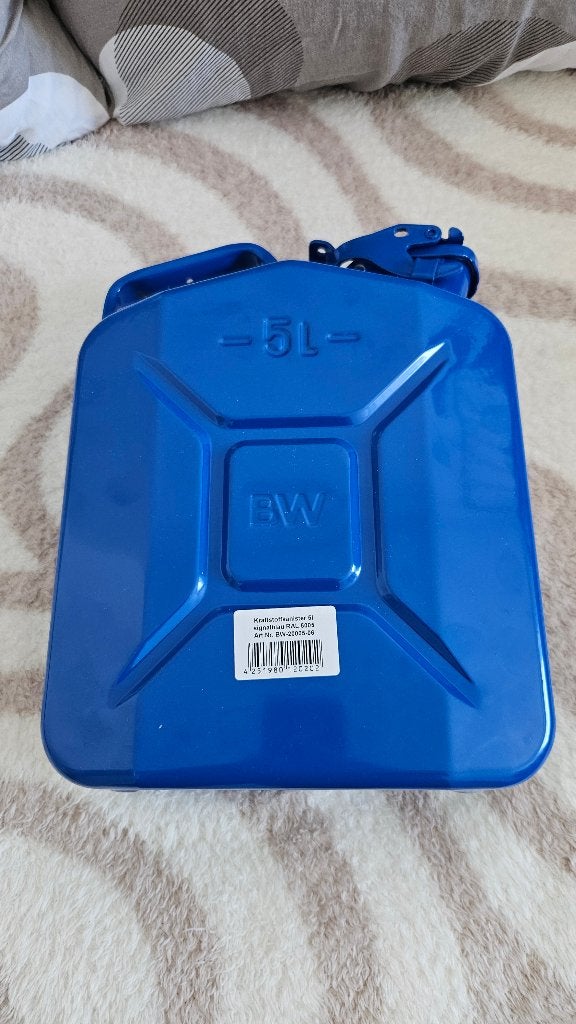 BW Fuel Canister Metalen Benzineblik - Jerrycan 5 Liter, Ophalen, Nieuw