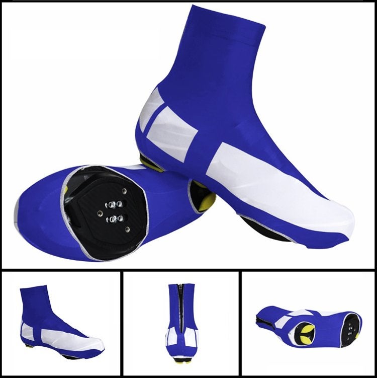 Fietsoverschoenen XL 43 44 blauw wit racefiets overschoenen, Ophalen of Verzenden, Nieuw, Kleding