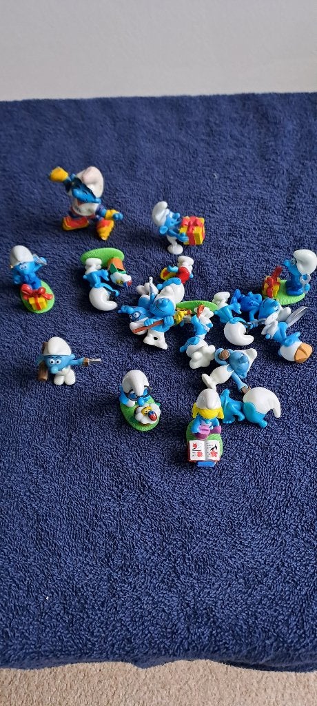 smurfen, Ophalen of Verzenden, Zo goed als nieuw, Verschillende Smurfen, Poppetje, Figuurtje of Knuffel
