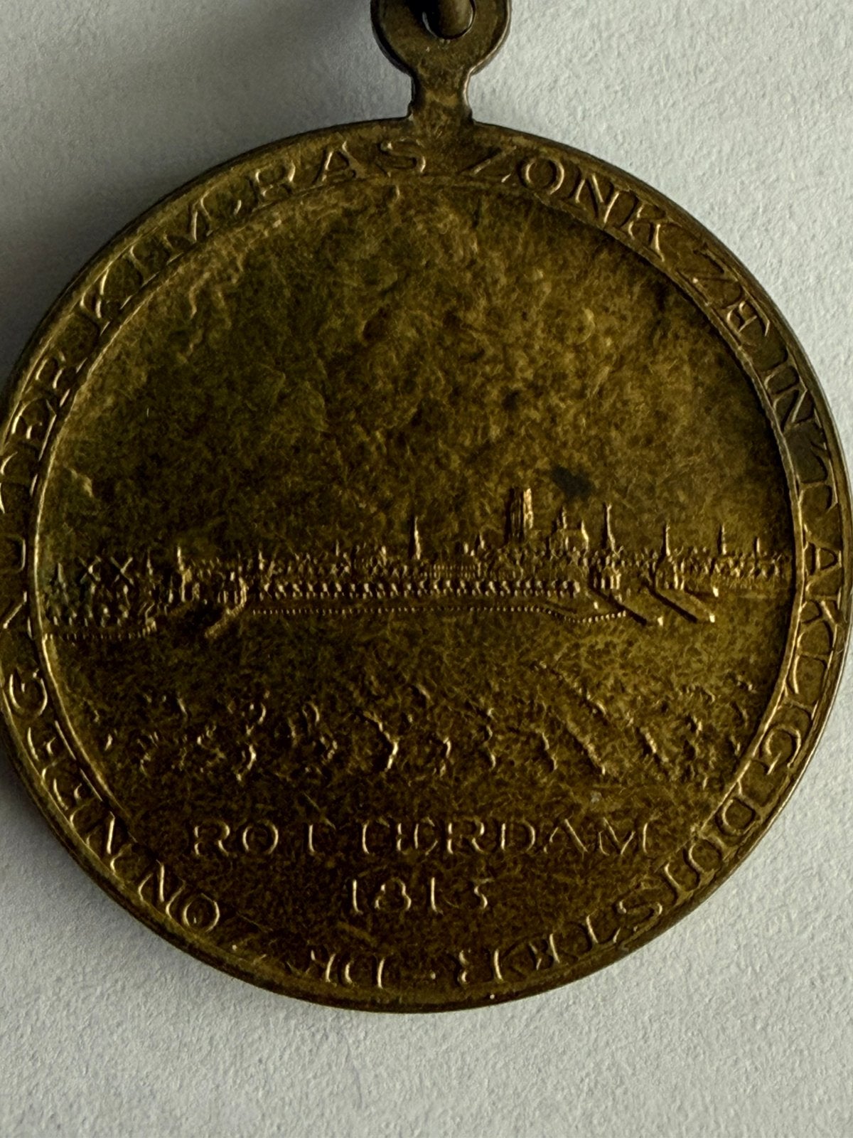 Penning, 100 jaar Nederlandse onafhankelijkheid rotterdam, Ophalen of Verzenden, Overige materialen, Nederland