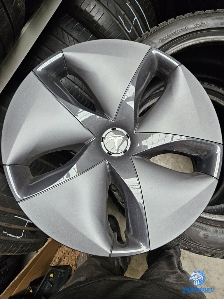 ORIGINELE Tesla Model 3 Aero wieldop 18 inch, Auto diversen, Wieldoppen, Gebruikt, -, Verzenden, -