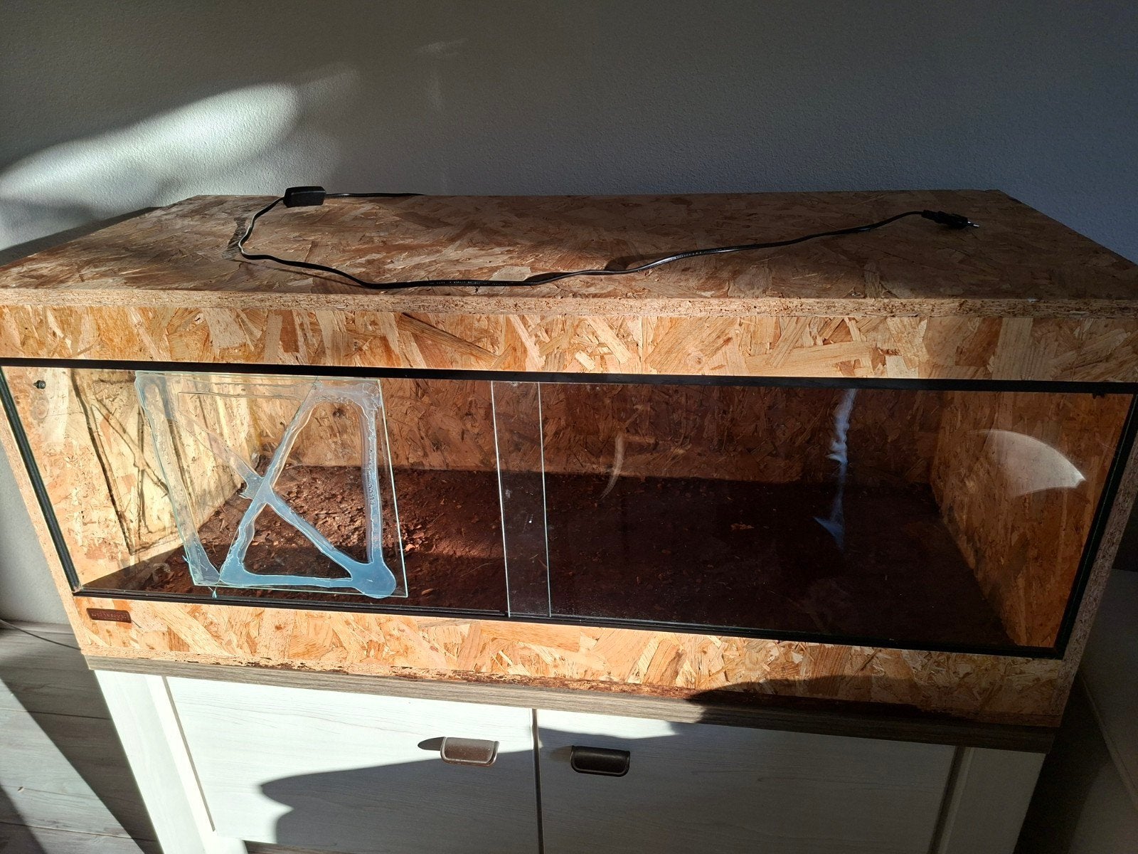 terrarium 120 cm, Dieren en Toebehoren, Ophalen, Gebruikt, Terrarium of Paludarium