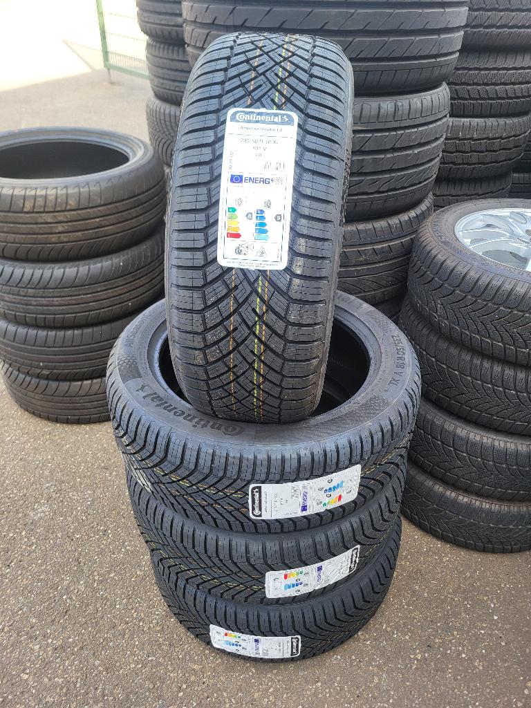 4 x 235/50/18 Continental Allseasons NIEUW 600,- ALL IN !, 18 inch, Ophalen of Verzenden, 235 mm, Band(en)