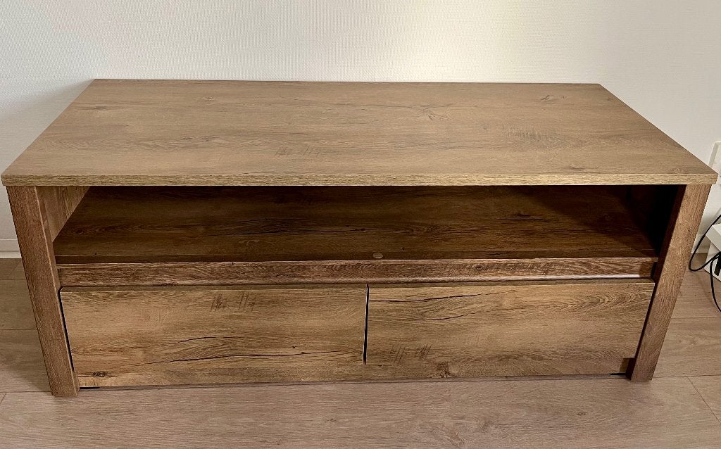 TV meubel Jysk met lades, Ophalen, 100 tot 150 cm, Minder dan 100 cm, 25 tot 50 cm