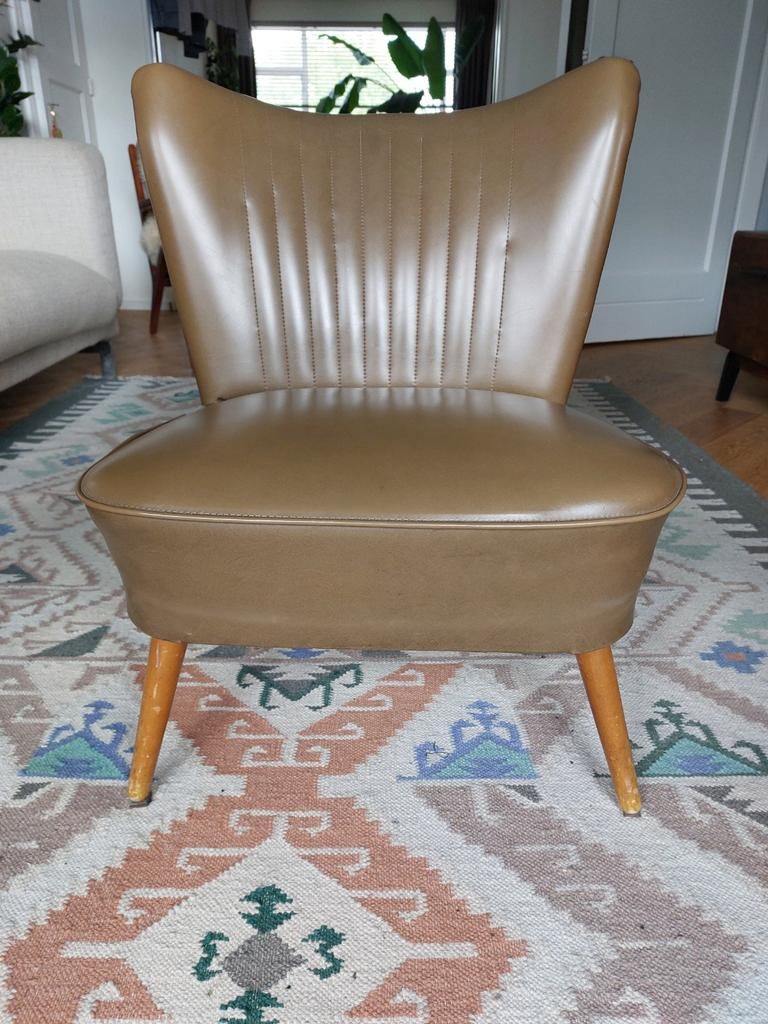 Vintage Cocktailstoel - Jaren '50 Stijl, Antiek en Kunst, Antiek | Meubels | Stoelen en Banken, Ophalen