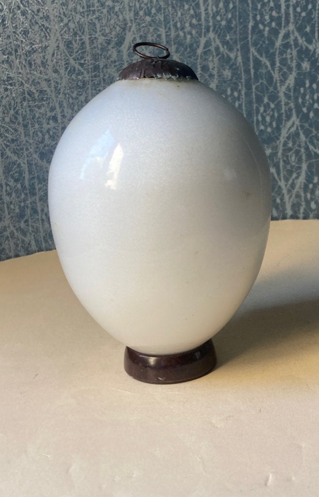 Opaline glazen ei., Ophalen of Verzenden