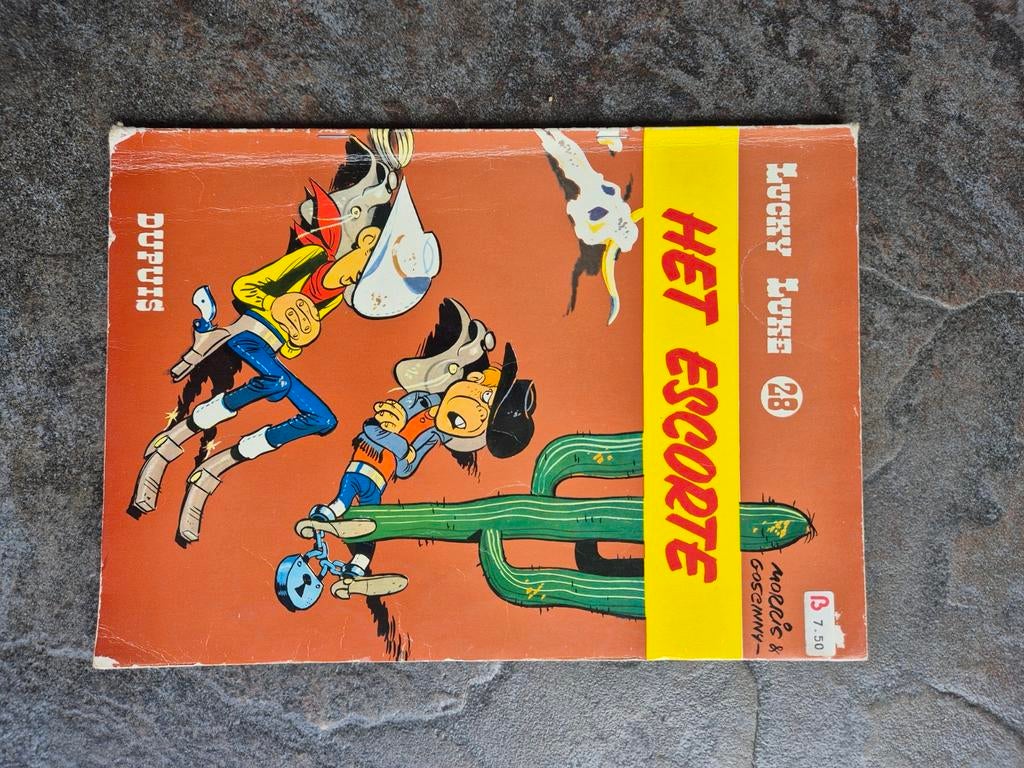 Lucky Luke - Het Escorte (nr. 28) - Eerste druk, Ophalen of Verzenden