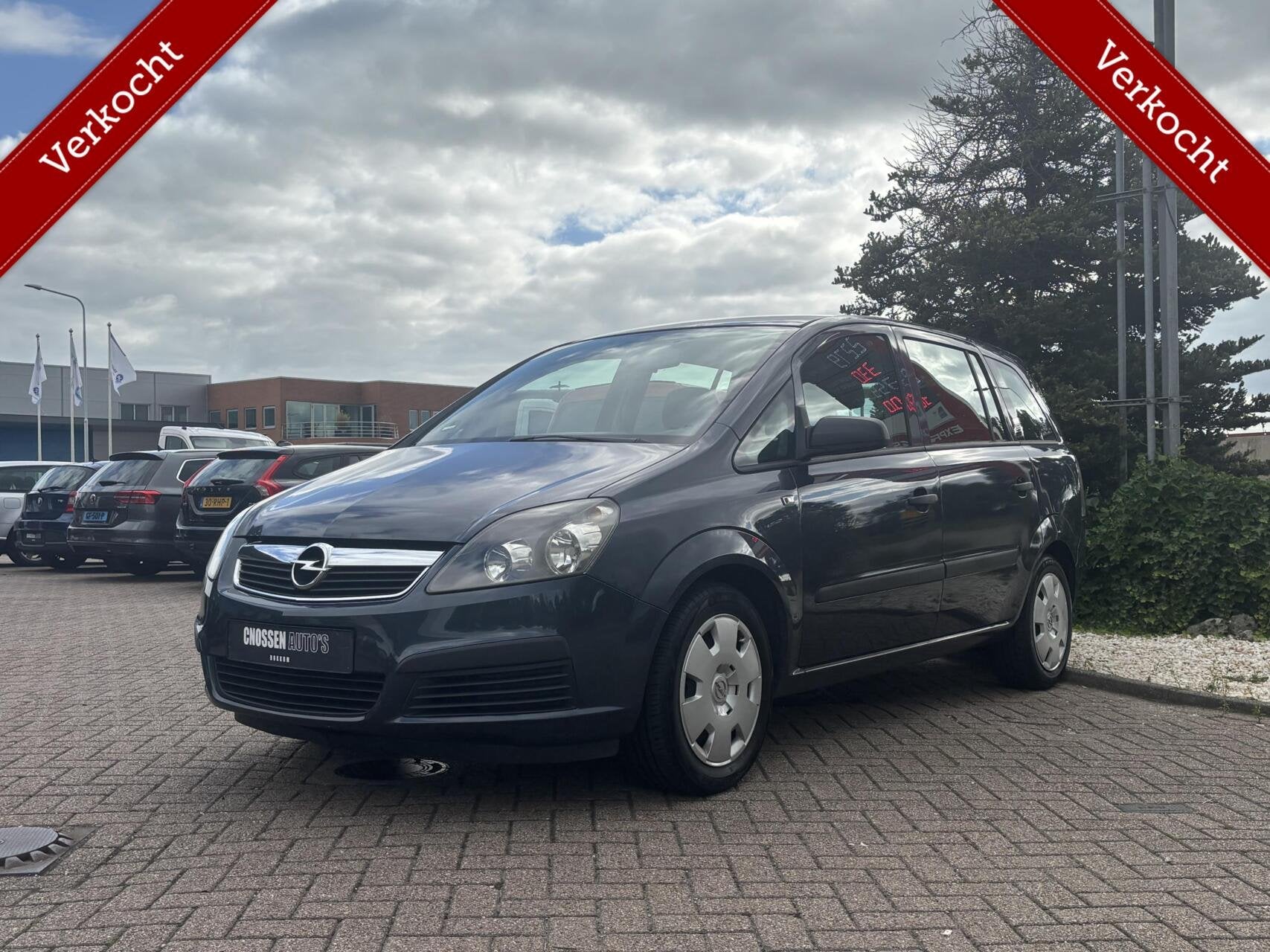 Opel Zafira 1.8 Business, Nieuwe apk, Airco,Cruise,Trekhaak!, Stof, Gebruikt, Zwart, 4 cilinders