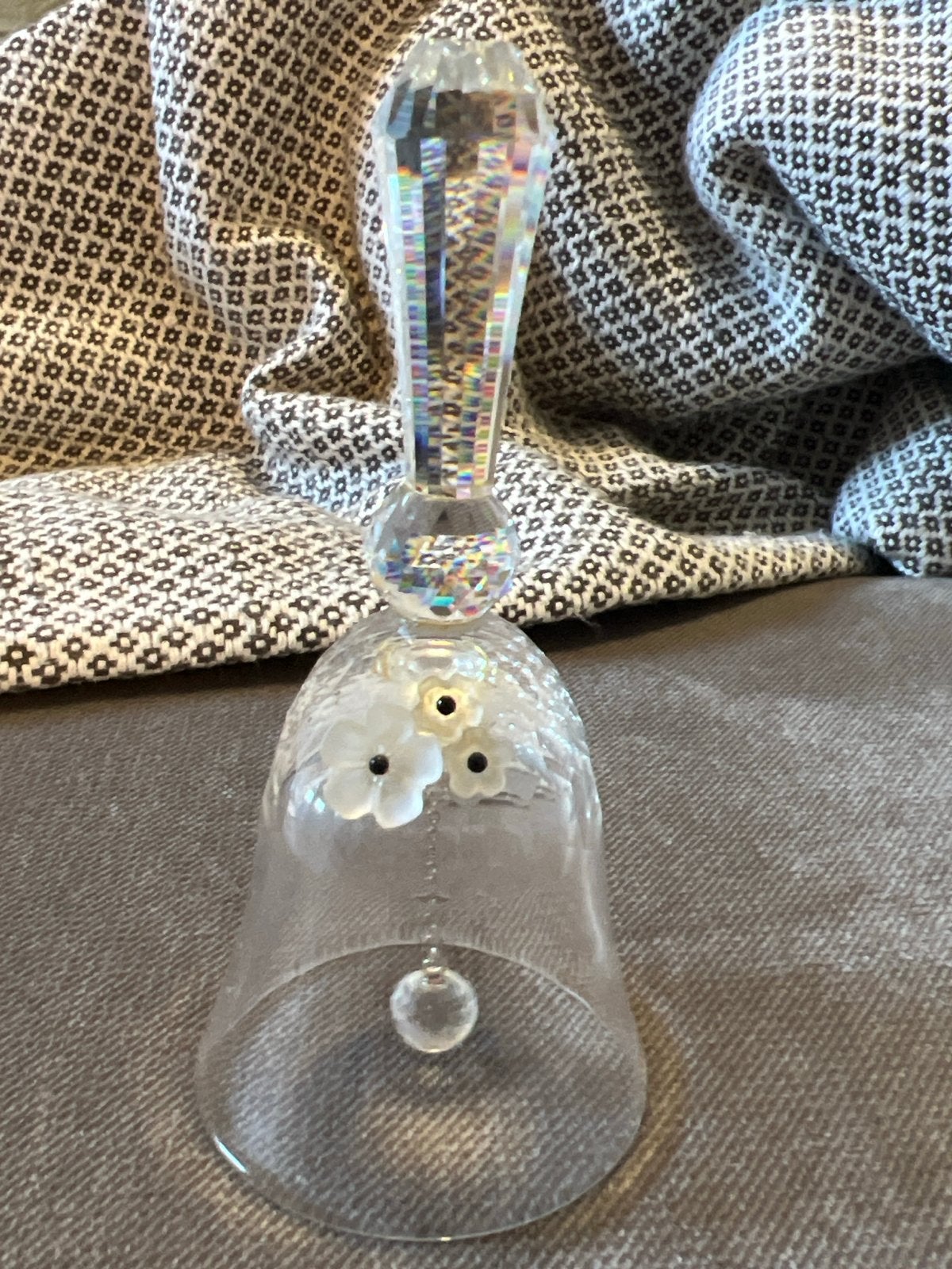 Vintage Swarovski kristallen tafelbel, Verzenden, Zo goed als nieuw, Figuurtje