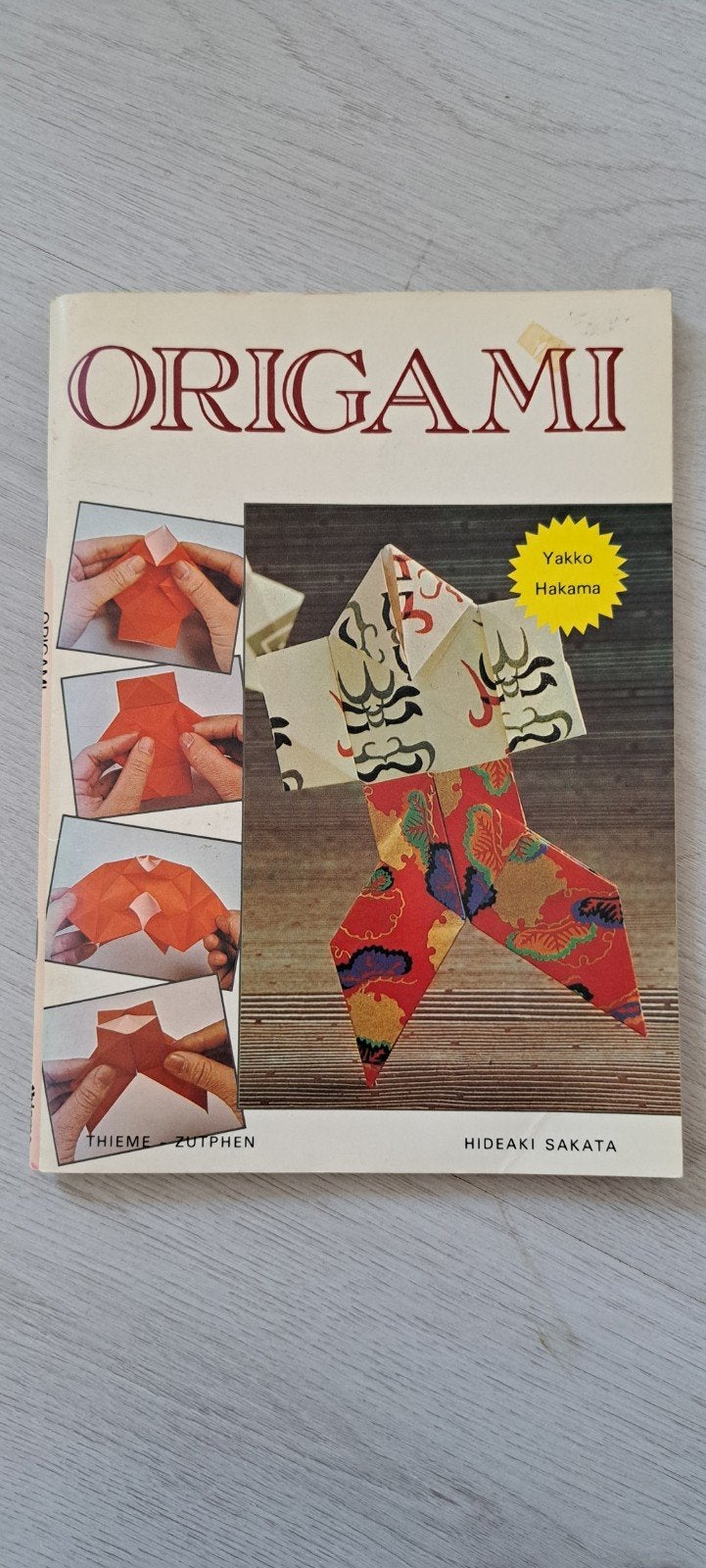 Origami Boek - Leer de kunst van het papiervouwen, Gelezen, Ophalen of Verzenden, Hideaaki Sakata, Overige onderwerpen