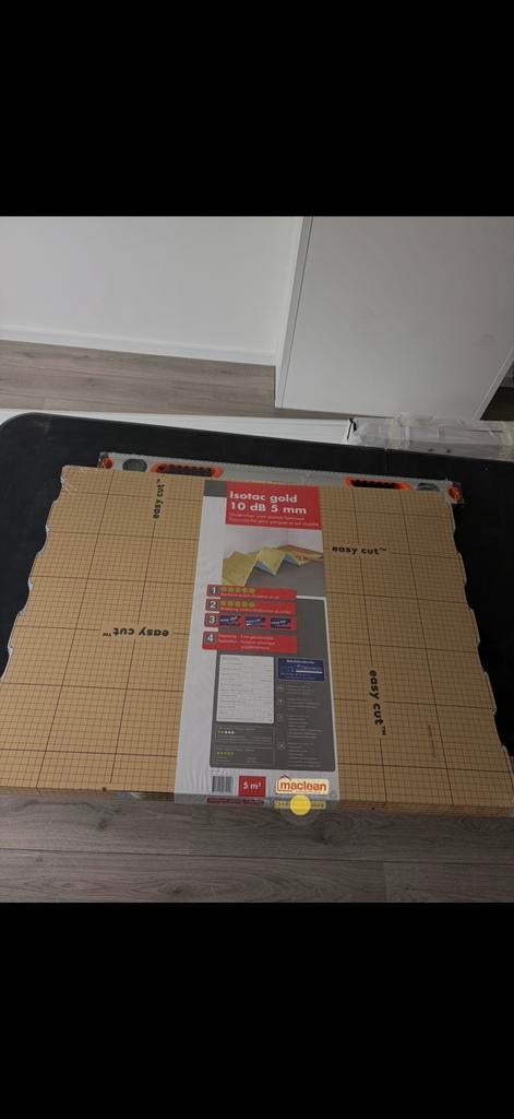 Maclean Isotac 10dB 5mm ondervloer, Overige materialen, 30 cm of meer, 50 tot 150 cm, Overige typen