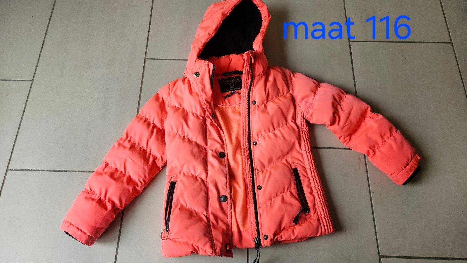 CARS Jeans winterjas maat 116,, Meisje, Ophalen of Verzenden, Zo goed als nieuw, CARS Jeans