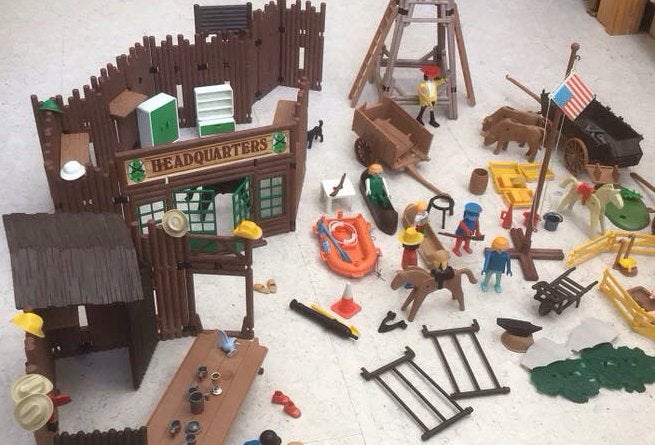 Het Wilde Westen. Playmobil/ Geobra. 1974, Ophalen of Verzenden, Gebruikt