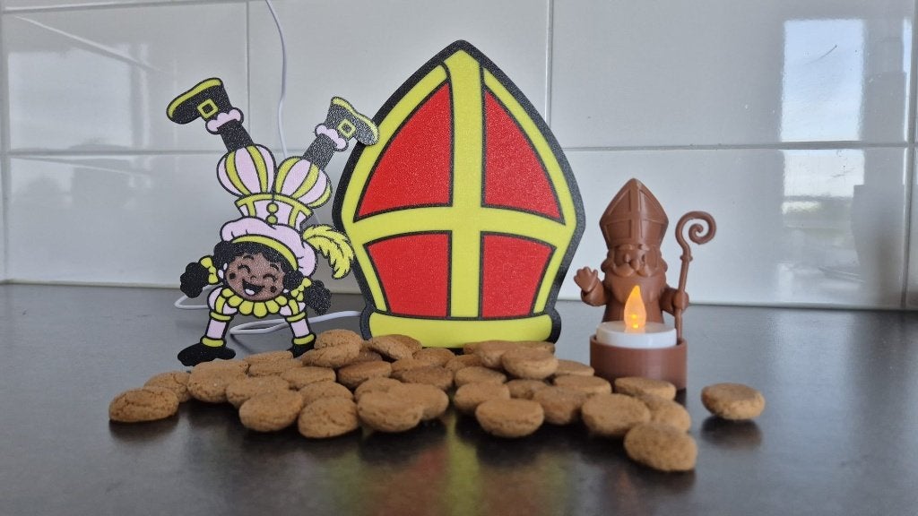 Foto 7 van Sinterklaas en Piet led lampen