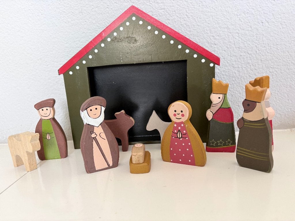 OUDE UNIEKE KERSTSTAL, Diversen, Kerst, Ophalen of Verzenden, Gebruikt