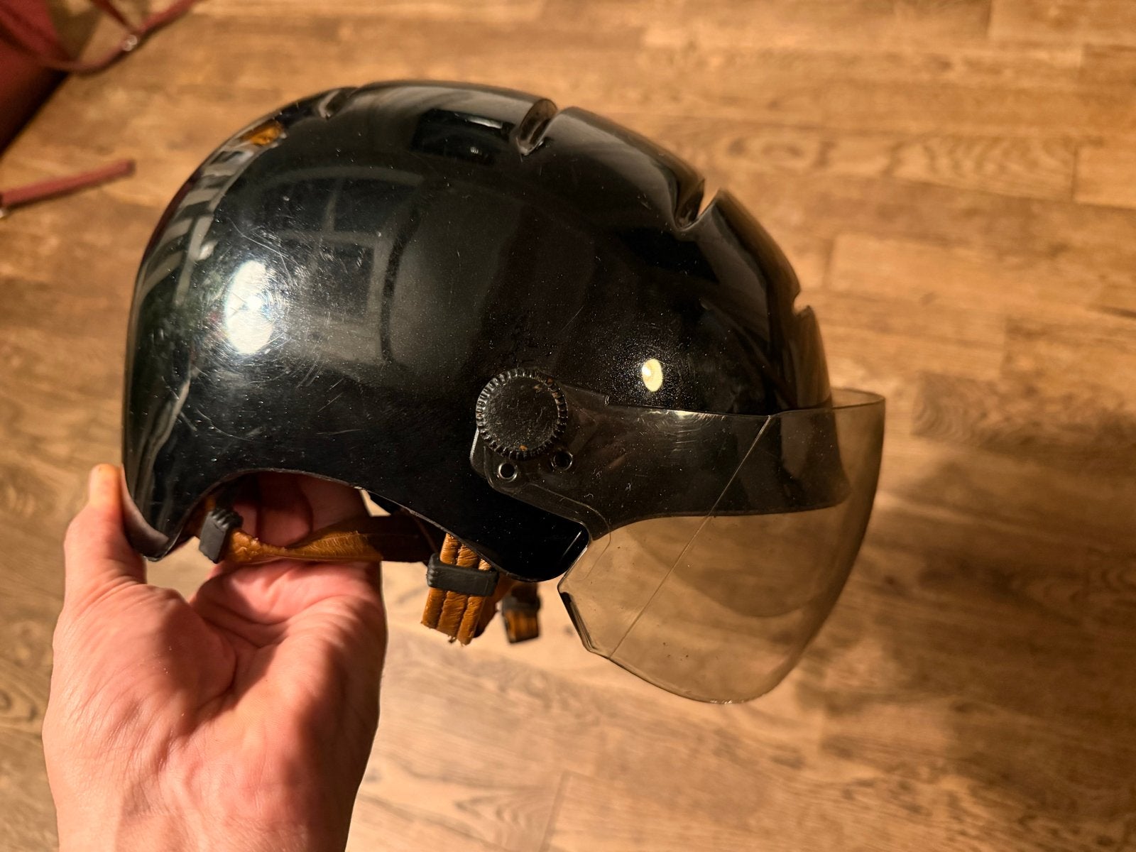 Kask Urban Onice +vizier - Zwart - Maat XXS-M (51-58), Ophalen of Verzenden, Gebruikt, XXS, Heer of Dame