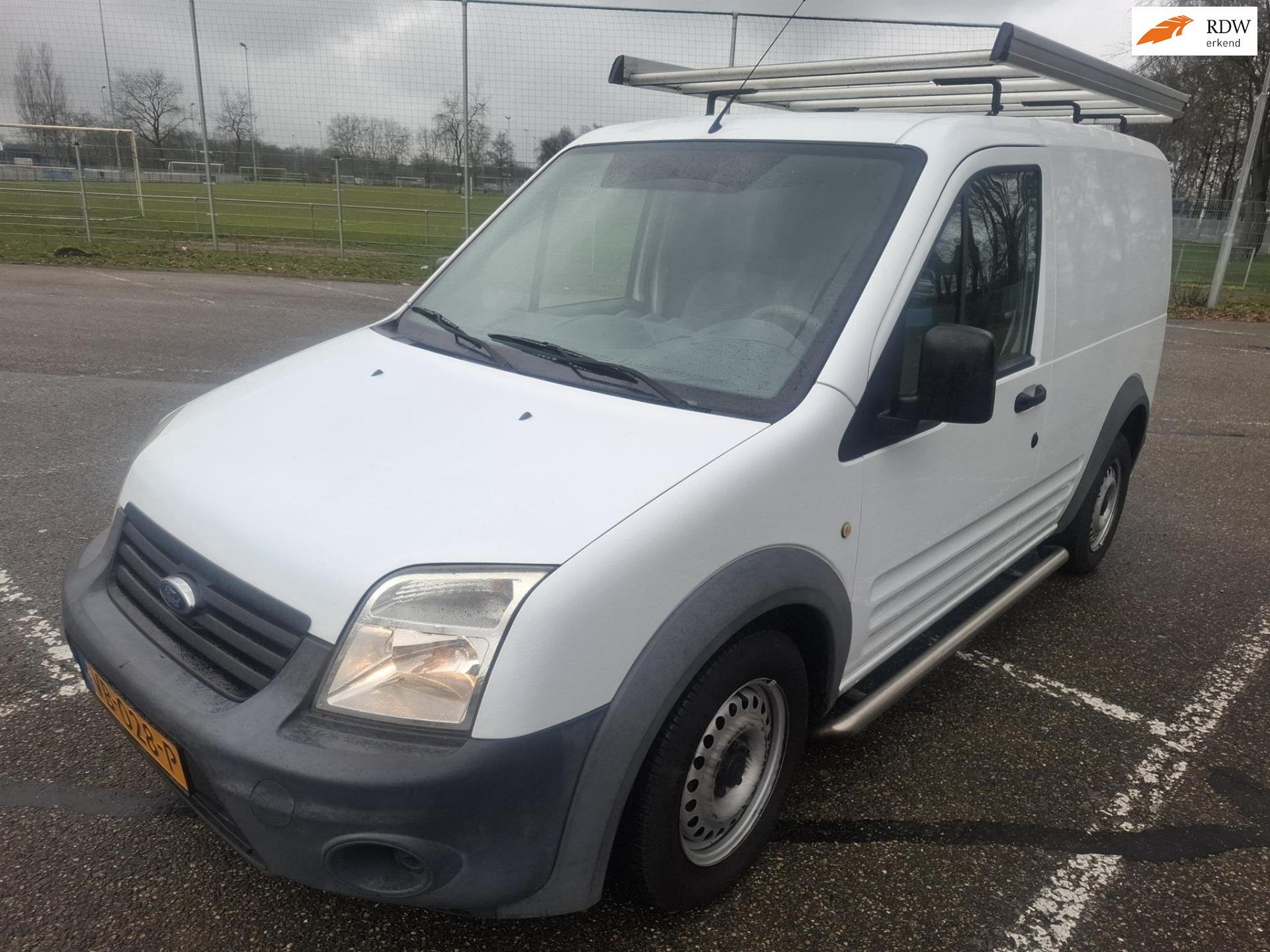 Ford Transit Connect T200S 1.8 TDCi Economy Edition km 78546, Auto's, Bestelauto's, Euro 5, Zwart, 4 cilinders, Origineel Nederlands