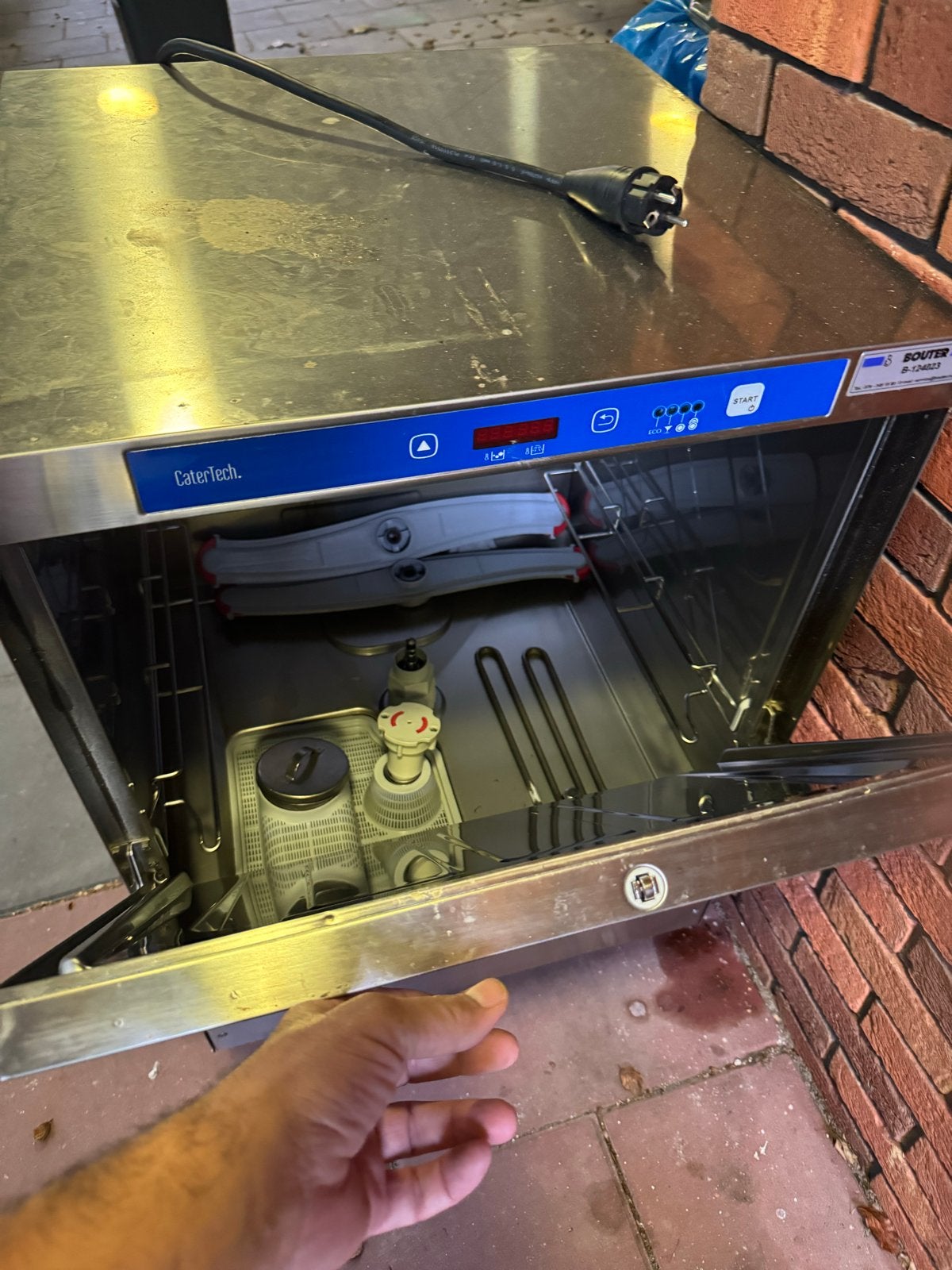 Professionele CaterTech vaatwasser te koop, Witgoed en Apparatuur, Ophalen, Gebruikt, Vrijstaand, 60 cm of meer