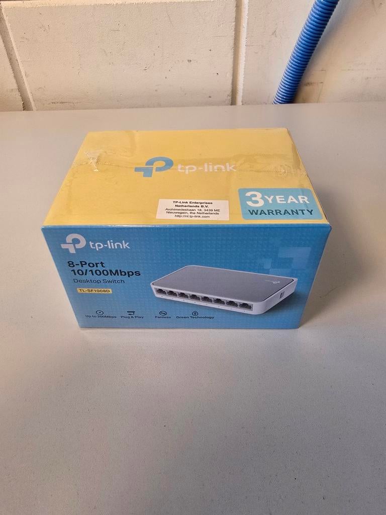 TP-Link TL-SF1008D, Computers en Software, Netwerk switches, Nieuw, Ophalen of Verzenden