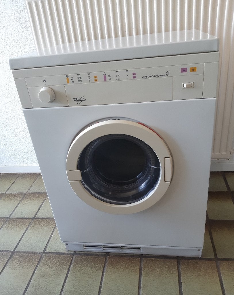 Wasdroger van Whirlpool, Ophalen, Gebruikt, Minder dan 85 cm, Luchtafvoer