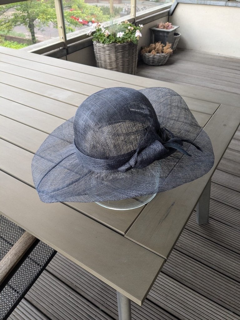 Luchtige zomerhoed blauw, Seeberger, Kleding | Dames, Hoeden en Petten, Hoed, One size fits all, Ophalen of Verzenden, Onbekend