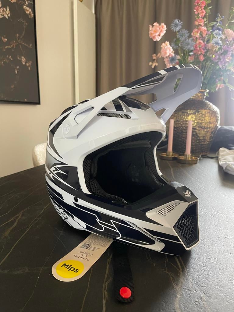 NIEUWE Fox V1 maat s Crosshelm -  met MIPS, Kinderen, Offroadhelm, Ophalen of Verzenden, S