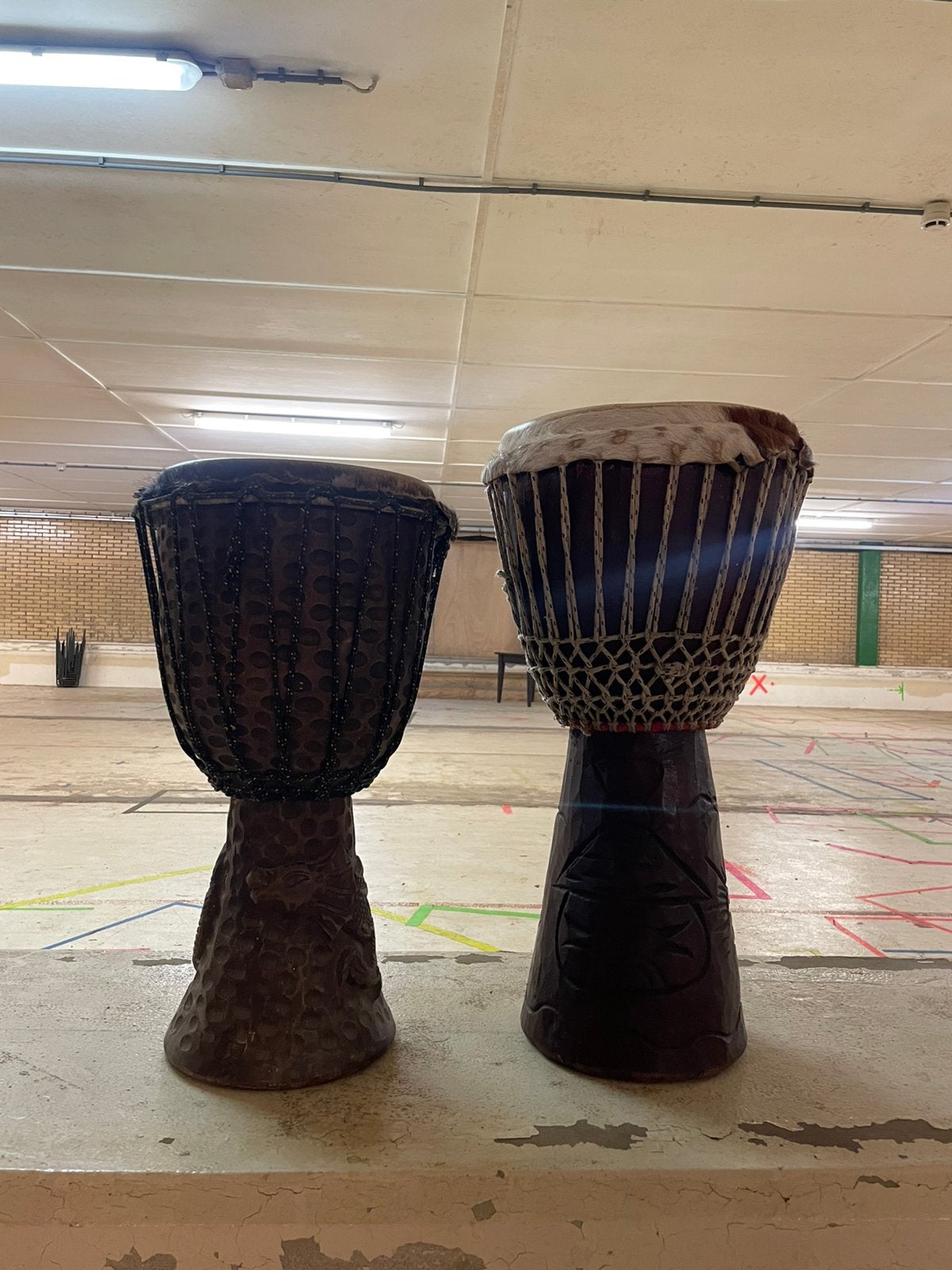 2 x djembe, Ophalen, Overige merken