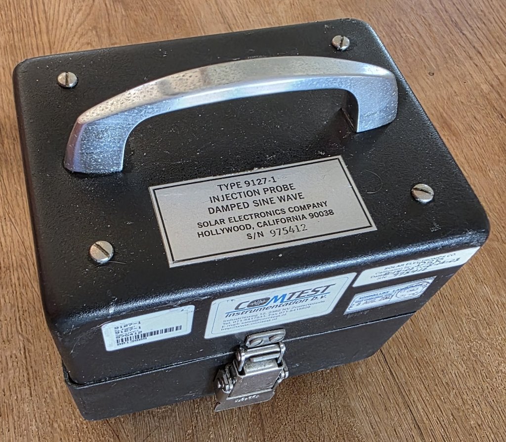 Solar type 9127-1N Current injection probe DEFECT, Telecommunicatie, Ophalen of Verzenden, Gebruikt, Zender en Ontvanger