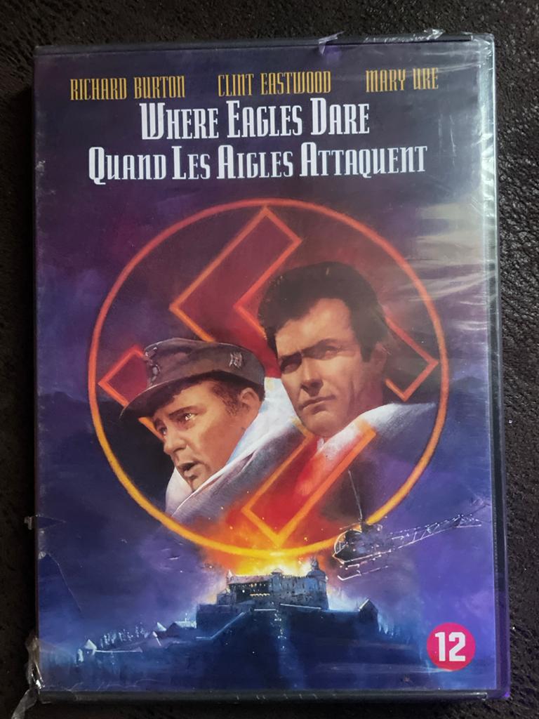 Where Eagles Dare DVD - Nieuw in folie, Vanaf 12 jaar, Ophalen of Verzenden, Nieuw in verpakking