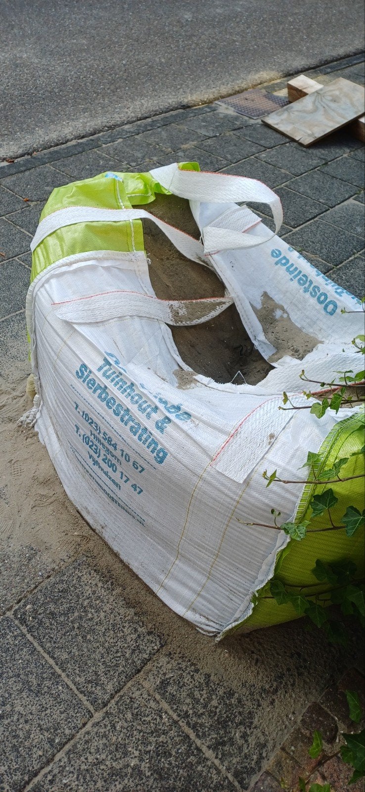 Big bag ophoogzand/straatzand, Ophalen, Gebruikt, Straatzand