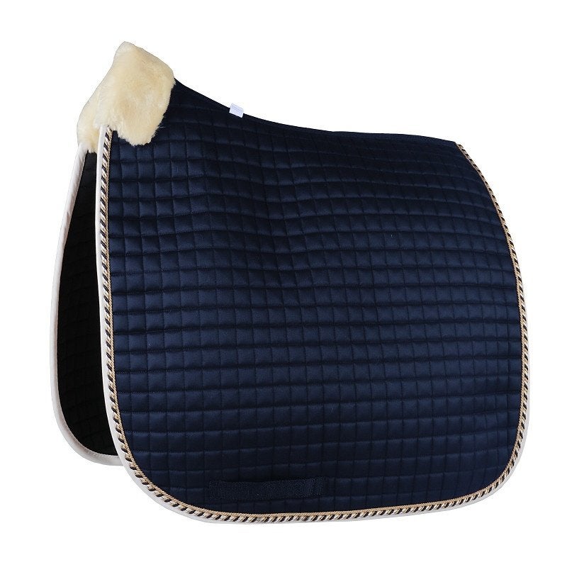 Blauw zadeldek Horka Chic Pro dressuur maat pony en full, Full (L), Nieuw, Ophalen of Verzenden, Info@horka.com