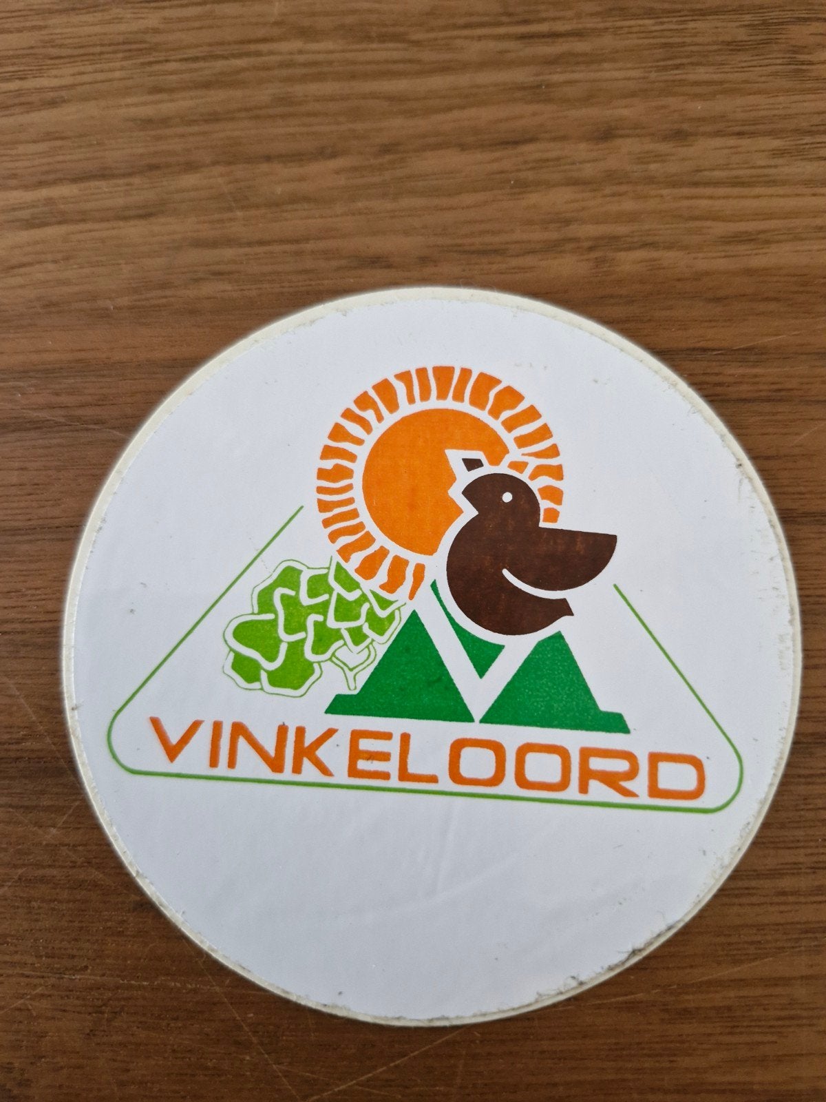 11253 Vintage Vinkeloord Sticker - Zeldzaam Verzamelobject, Ophalen of Verzenden, Gebruikt, Overige typen