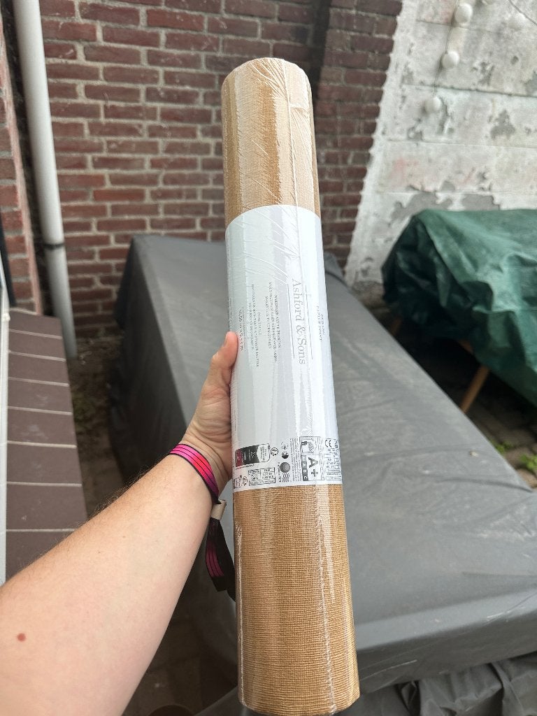 Okergeel vliesbehang 1 rol 10m, Ophalen, Natuurlijk, Overige merken, Geel