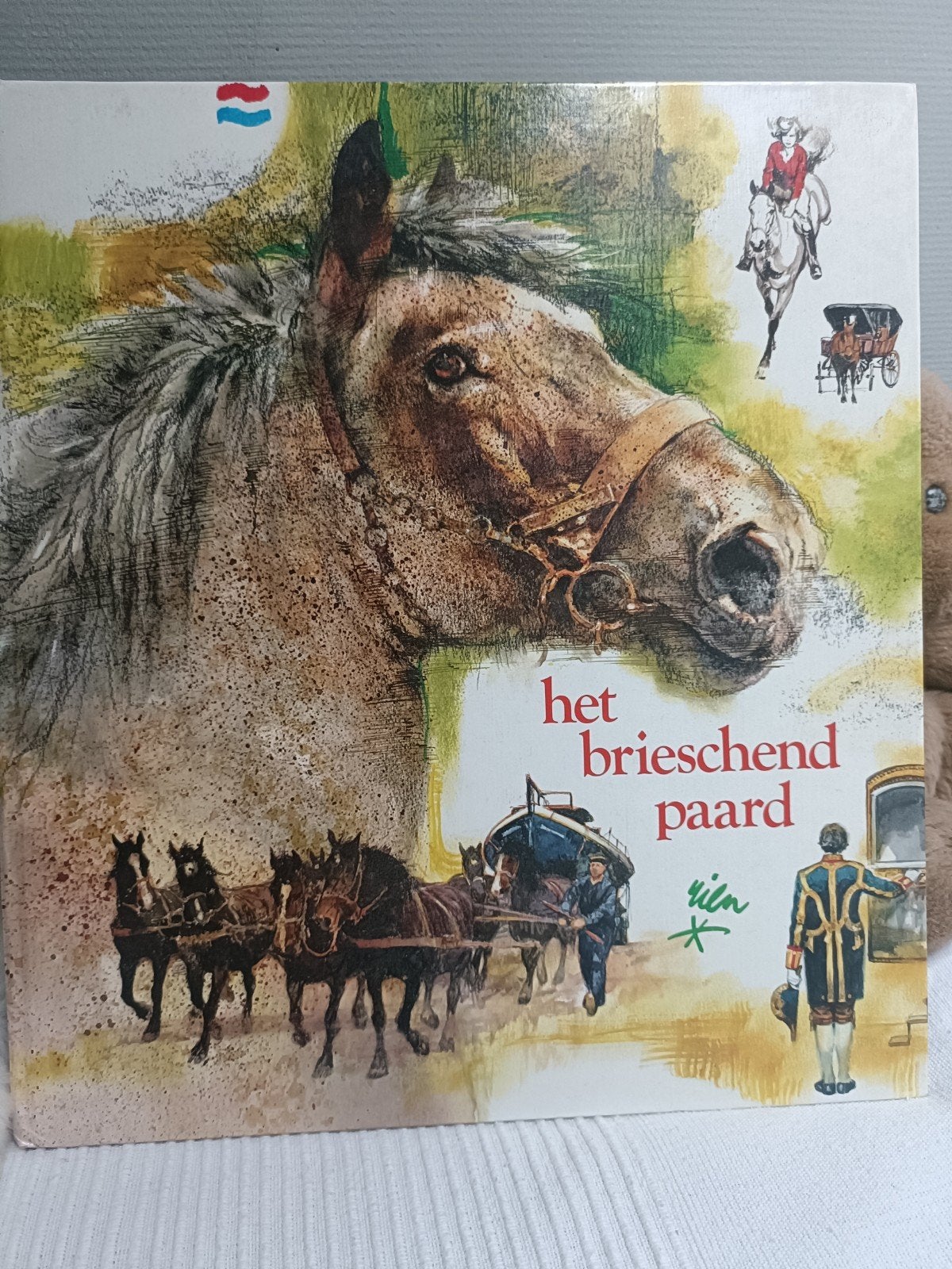 Het brieschend paard - Rien Poortvliet, Ophalen of Verzenden, Zo goed als nieuw, Rien Poortvliet, Prentenboek