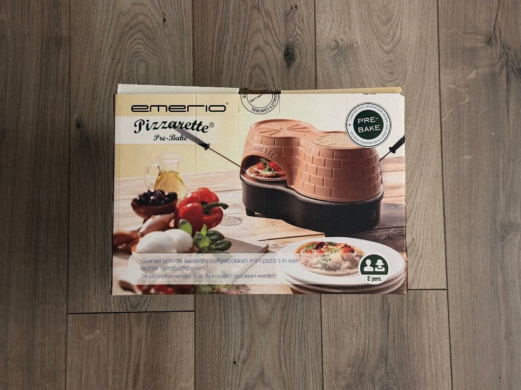 Emerio Duo Pizzarette 2 Personen, Minder dan 45 cm, Overige merken, Minder dan 45 cm, Nieuw