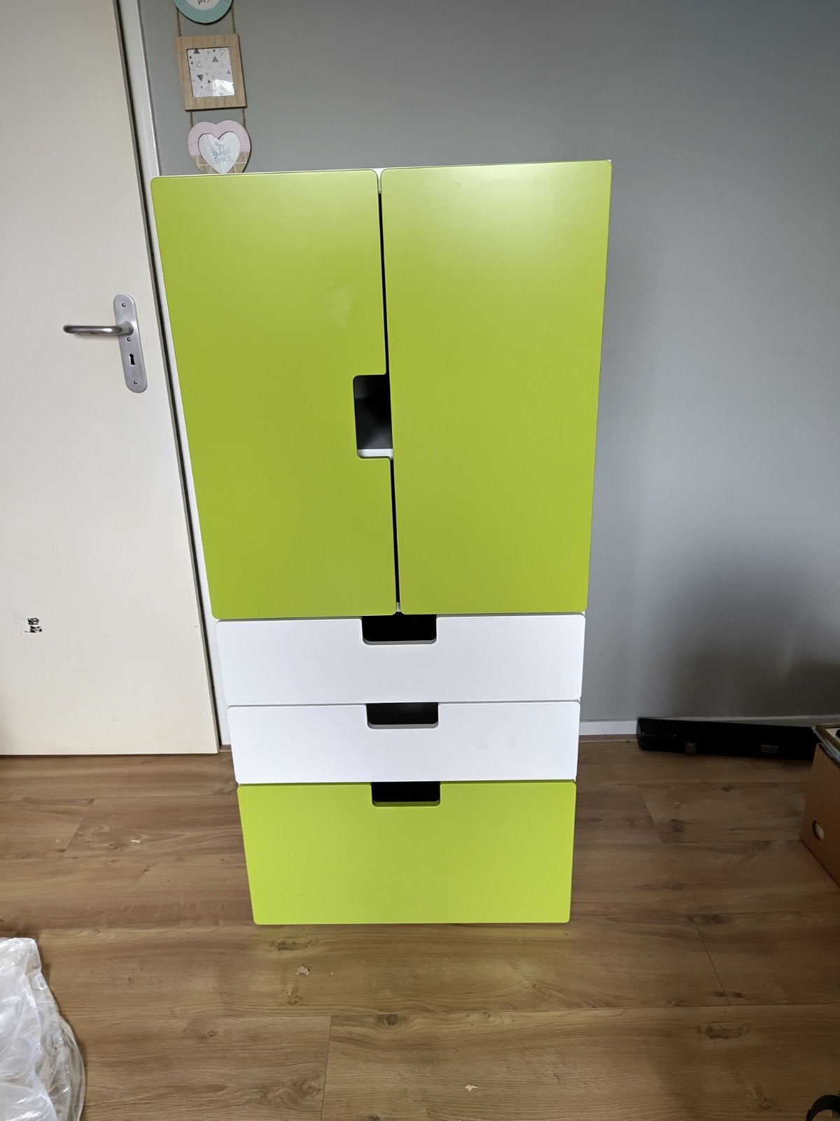 Mooie IKEA STUVA kast - groen/ wit, Ophalen, Gebruikt, 50 tot 70 cm, 105 cm of meer