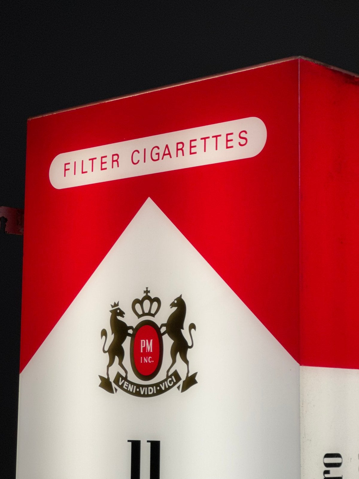 Marlboro lichtbak vintage, Ophalen of Verzenden