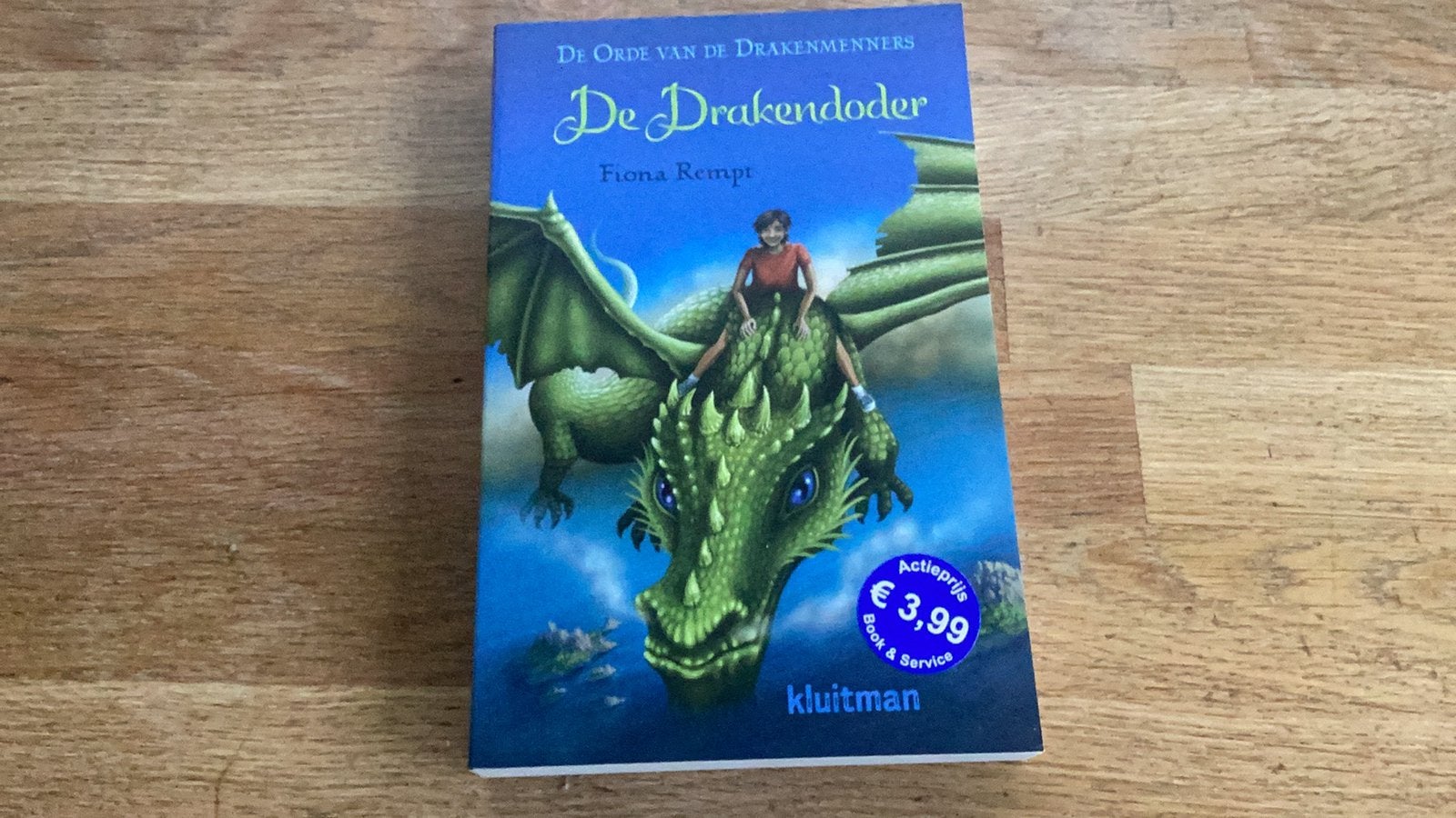 De drakendoder van Fiona Rempt voor maar €1,-, Boeken, Ophalen of Verzenden, Gelezen