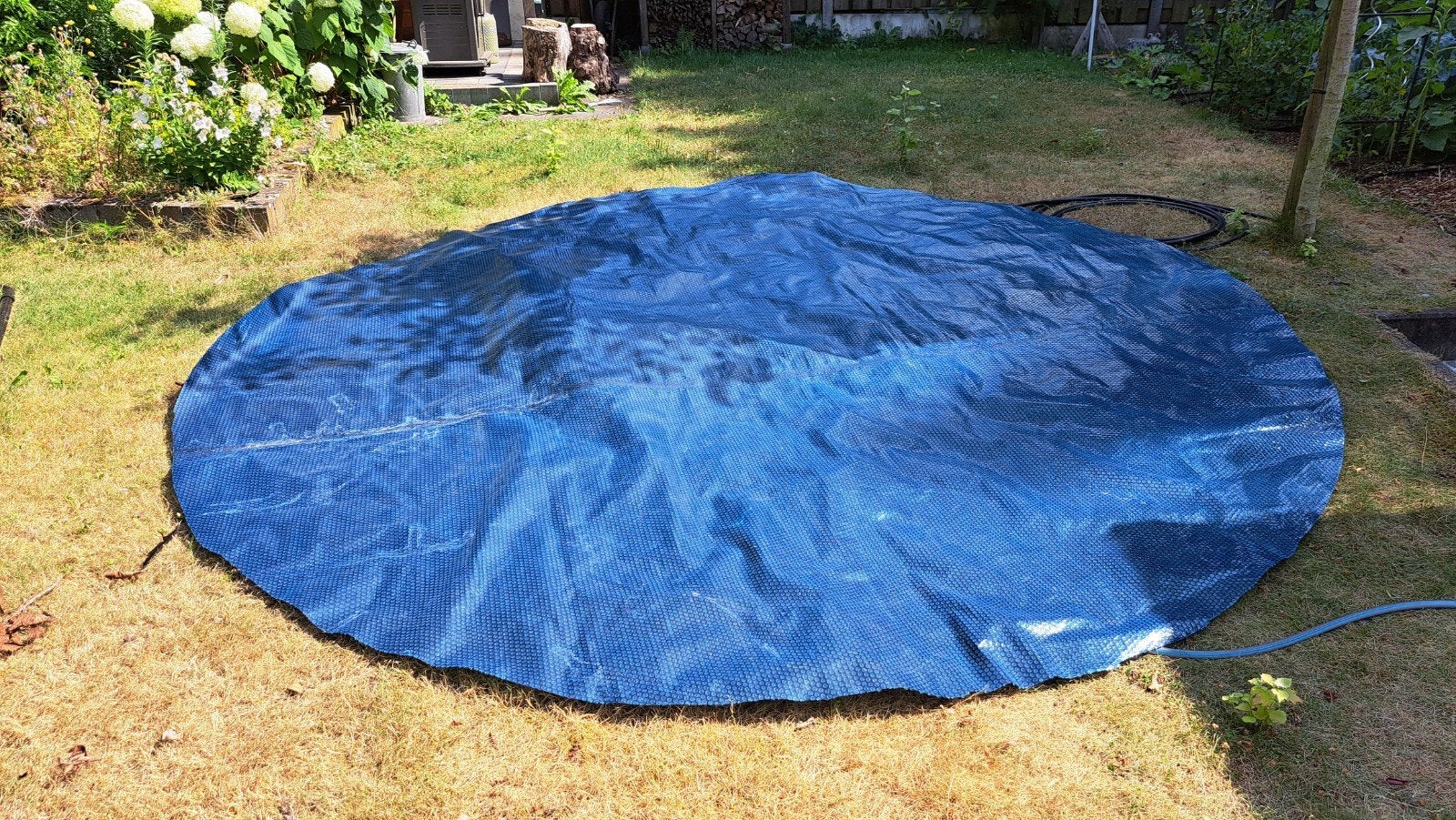Solar bubbel folie voor zwembad 3m66, Tuin en Terras, Ophalen, Gebruikt, Afdekzeil