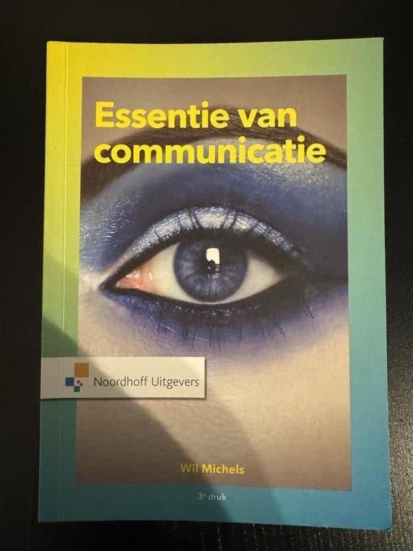 Essentie van communicatie - Wil Michels (3e druk), Boeken, Ophalen, Wil Michels, HBO, Zo goed als nieuw