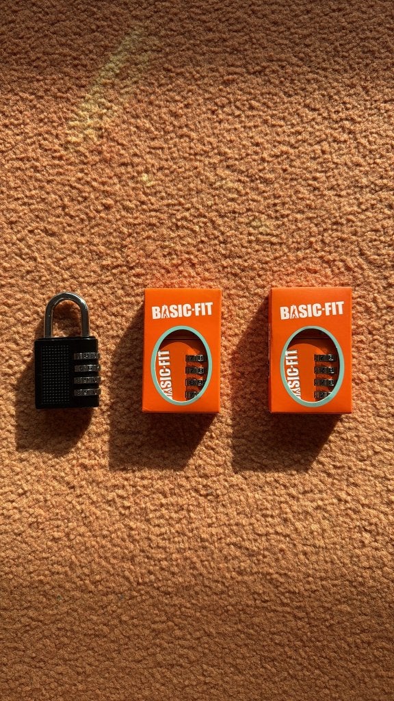 basic fit Cijferslot x3, Sport en Fitness, Ophalen of Verzenden, Nieuw, Overige typen