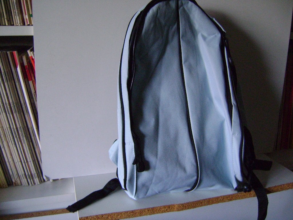 Nieuwe lichtblauwe rugtas 40x25cm, Overige merken, 25 tot 40 cm, Nieuw, Ophalen of Verzenden